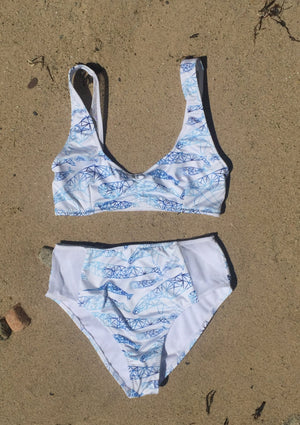 Luna Mesh Bottoms Geo Whale - S