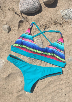 Alicia/Teal Top - S