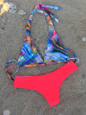 Evita Bottoms Neon Coral - S