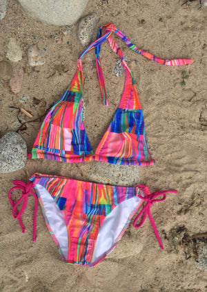 Perla Bottoms Pink Waves - M